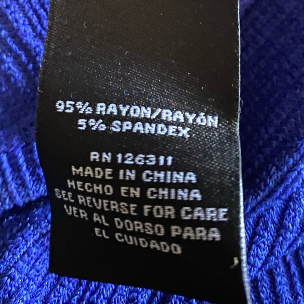 Ronni Nicole Blue Dress Size XL NWT - Picture 8 of 9